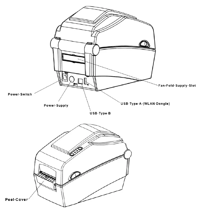 Avery Dennison 9442 Desktop Printer fig 2