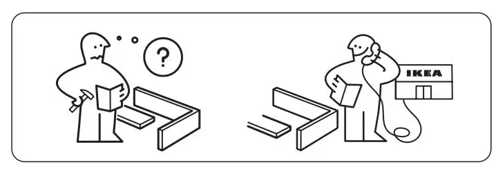 IKEA SAVSTA Instructions - Contact Customer Care