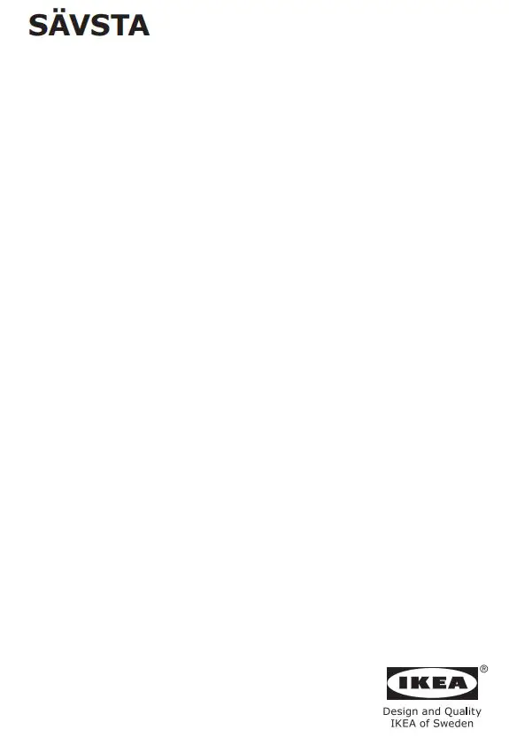 IKEA SAVSTA Instructions