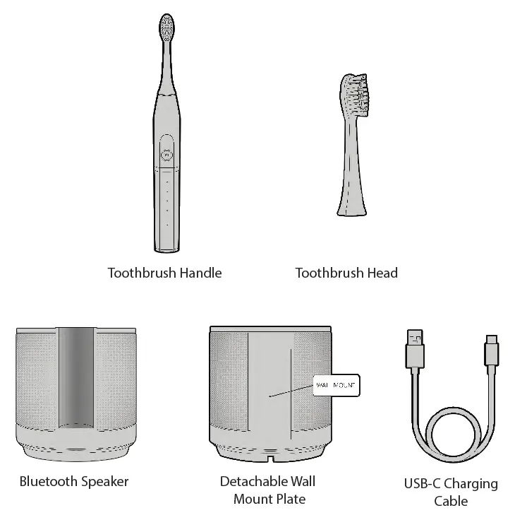 WAVEE W1BTS Toothbrush Speaker System-1