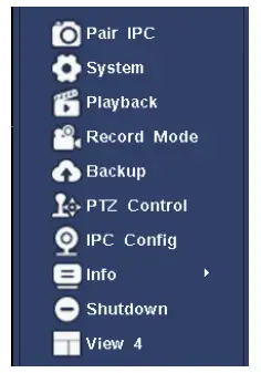 NGTECO HC9201VK Wireless NVR Kit - button ton