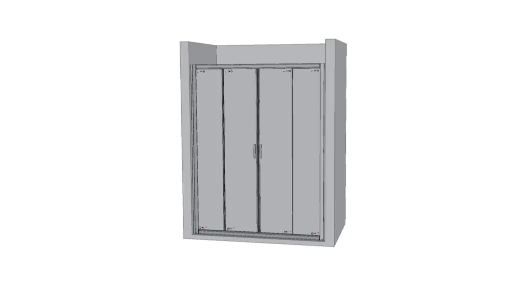 Ravak Blix Bldp4-160 Four Piece Sliding Shower Door Instruction Manual