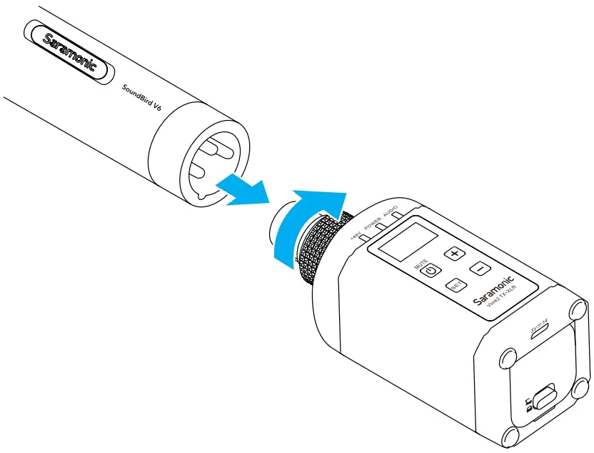 Attaching a microphone