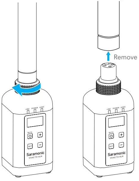 Attaching a microphone
