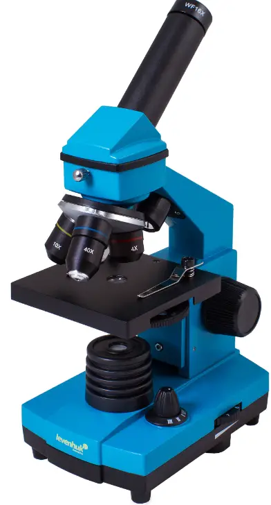 levenhuk Rainbow 2L Azure Metal Student Microscope-product