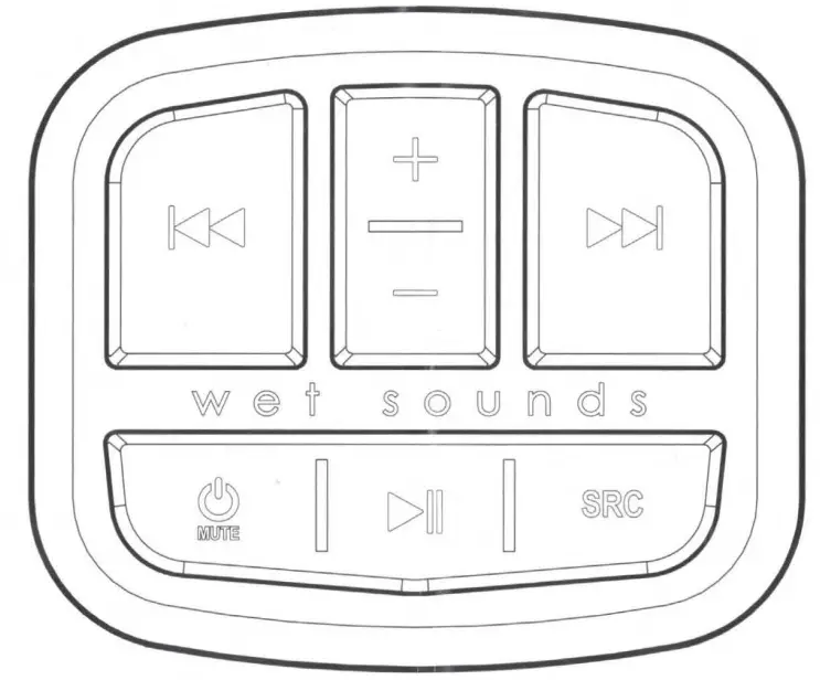 wet sounds MC-TR-MINI Mini Transom Remote-PRODUCT