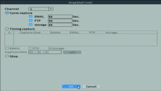 FIG 20 Snapshot Config