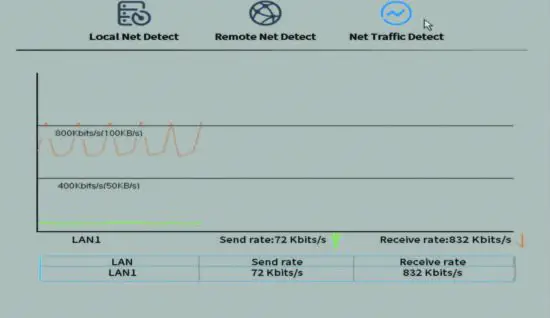 FIG 56 Net traffic Detect
