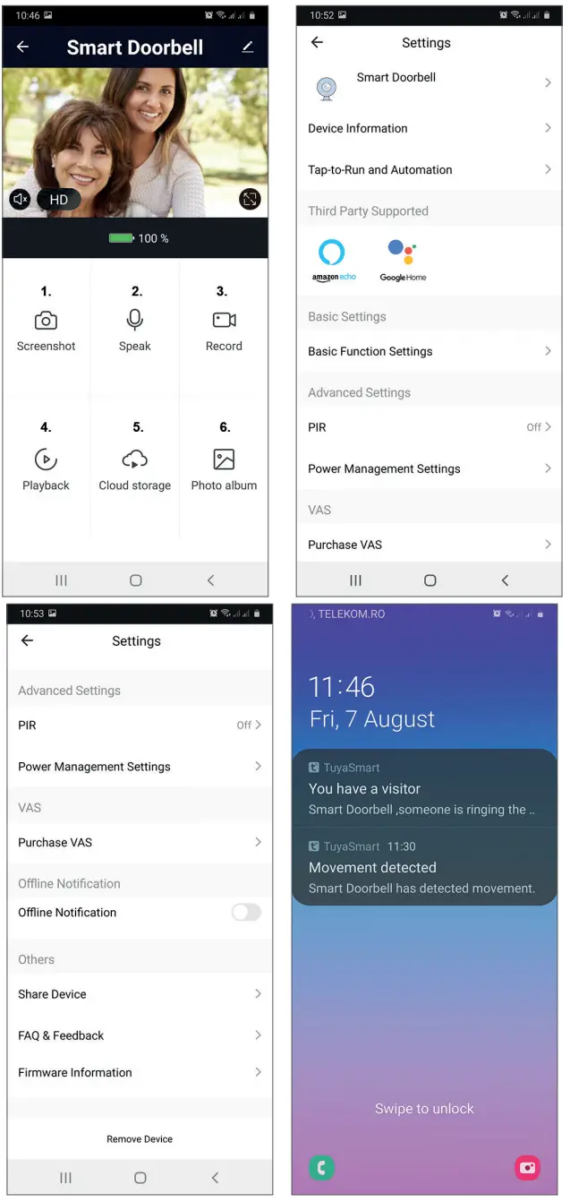 PNi SafeHome PT710B Video Interface WiFi Camera - fig 3