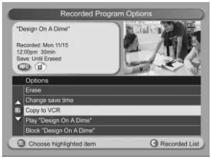 Copy a Recording to a VCR Tape
