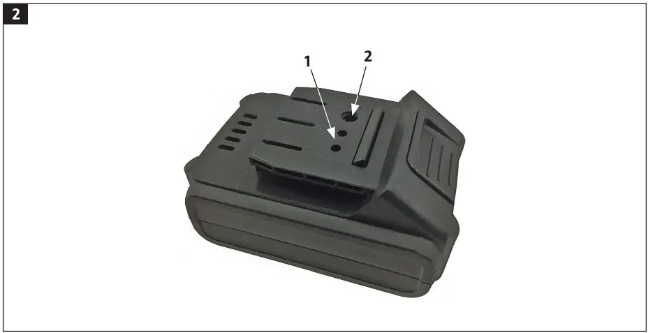 MEEC TOOLS 003283 Cordless Electric Screwdriver Instruction Manual - Fig 2