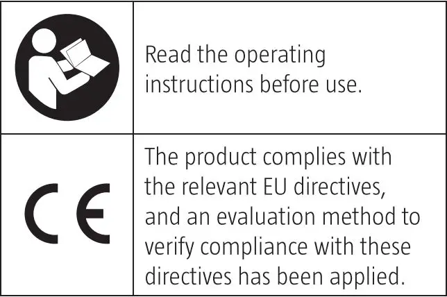 MEEC TOOLS 003283 Cordless Electric Screwdriver Instruction Manual - Symbols