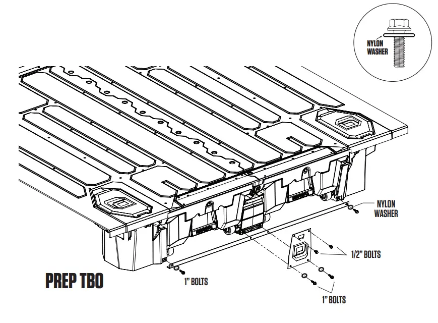DECKED DF7 Aluminum Ford F150 8-Inch Bed Length FIG 15