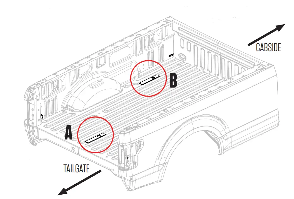 DECKED DF7 Aluminum Ford F150 8-Inch Bed Length FIG 7