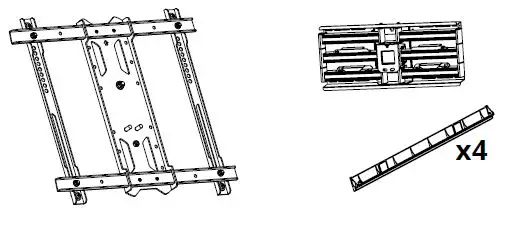 SEURA AFMW-2-Articulating-Wall-Mount-fig-1