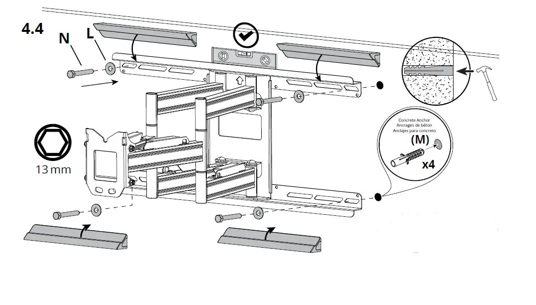 SEURA AFMW-2-Articulating-Wall-Mount-fig-12