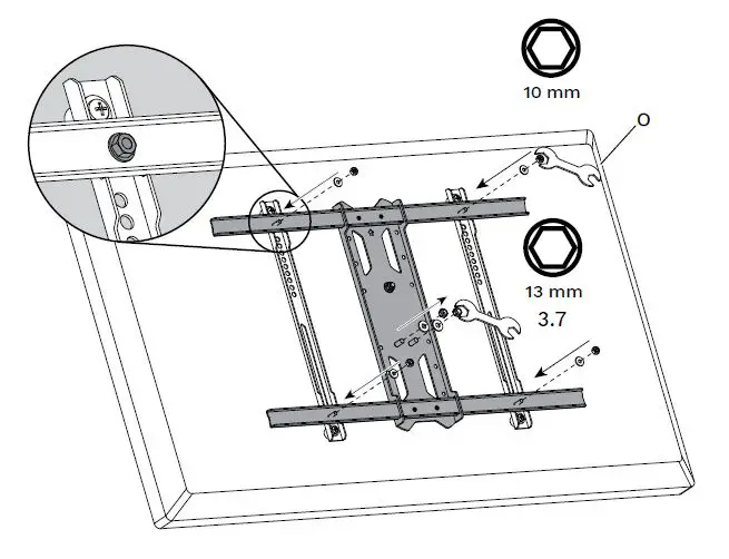 SEURA AFMW-2-Articulating-Wall-Mount-fig-6