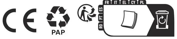 Ce,pap disposal icon