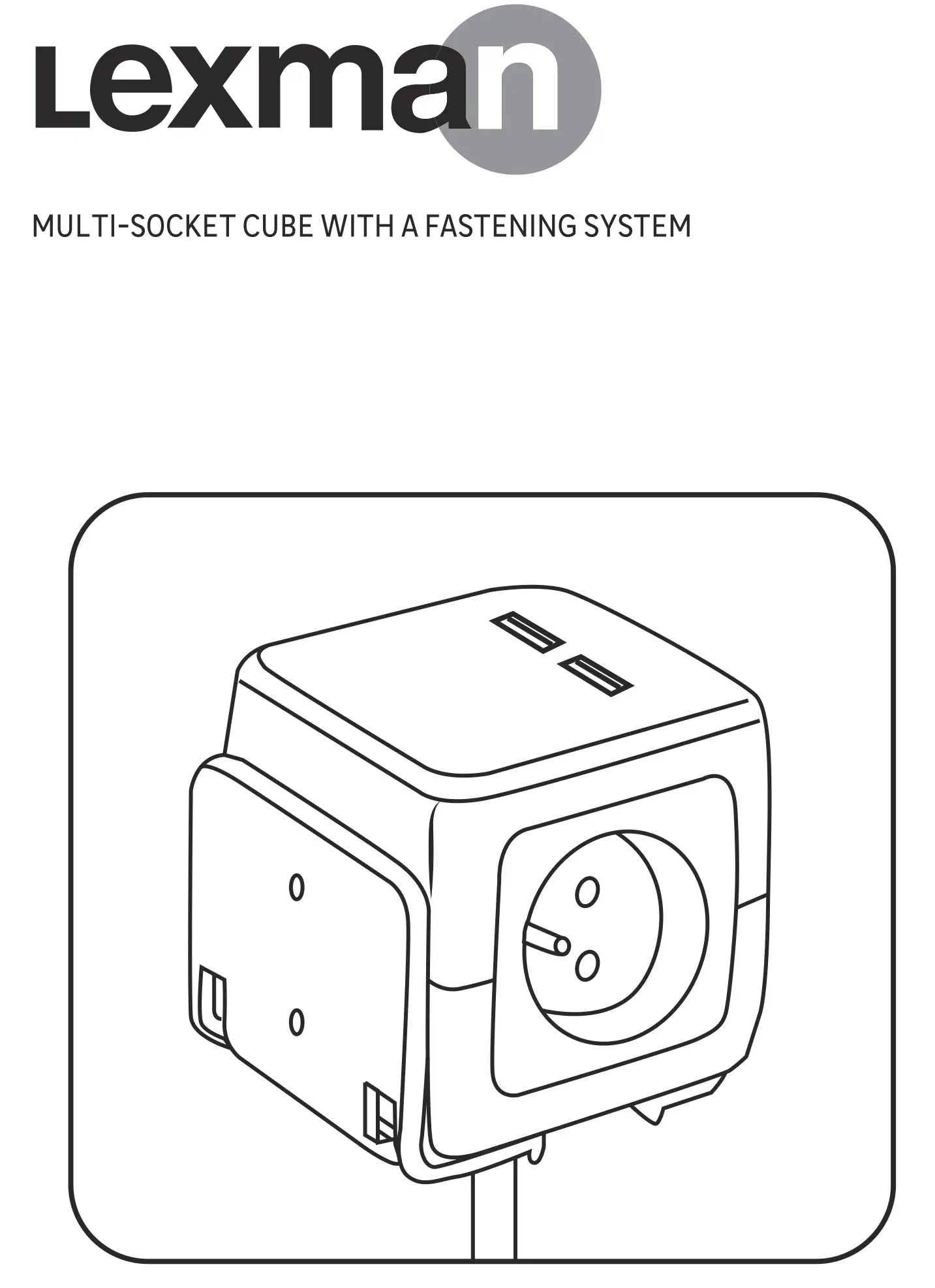 Lexman 11497 Delock Extension Socket User Manual
