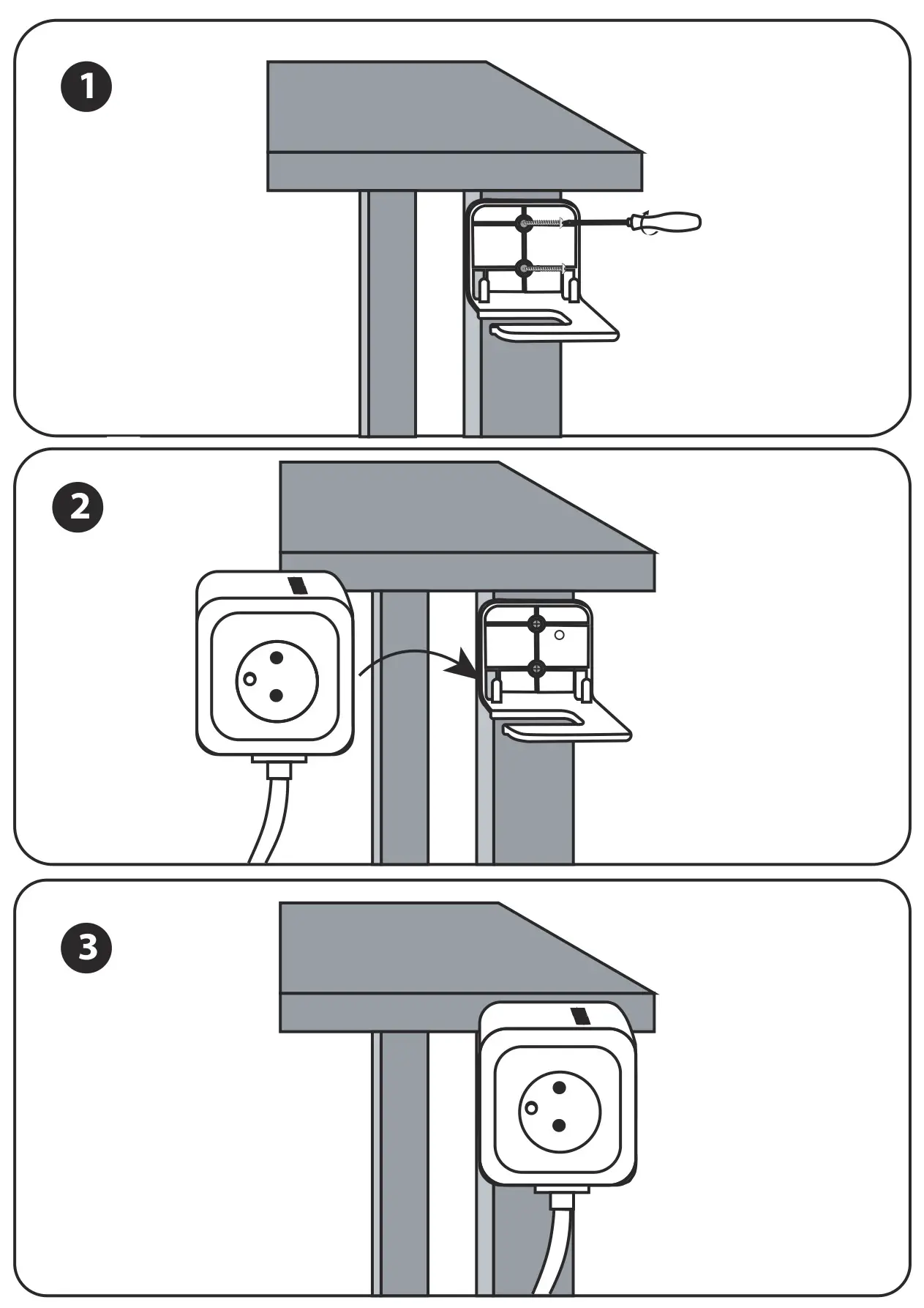 Lexman 11497 Delock Extension Socket - figure 1,2,3