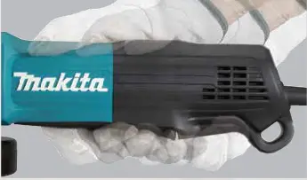 makita GA4050R Angle Grinder - trigger 5