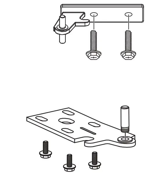 Hamilton Beach HBMIS4515 Glass Door Beverage Center or Bottom Freezer Combo - hinge pin