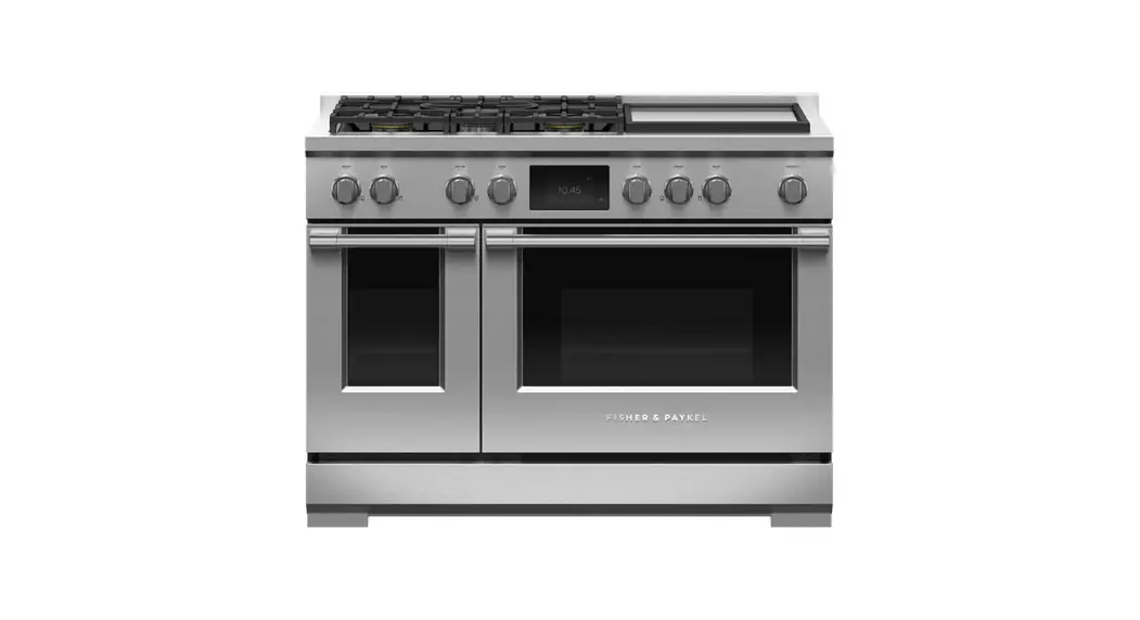 Fisher Paykel Rdv3-486gd N Dual Fuel Range 6 Burners With Griddle User Guide