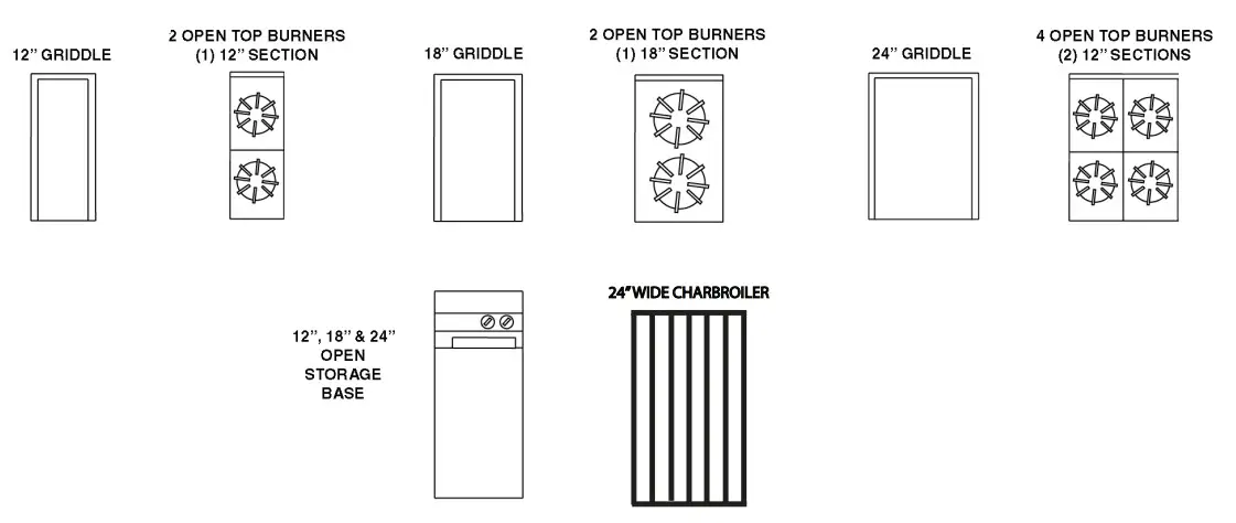 VULCAN V236HB Heavy Duty Range - figure 2