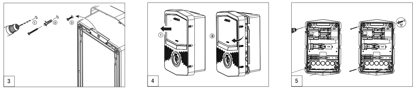 GEWISS GWJ3004A JOINON Range Electric Vehicle Charging Wallbox I CON - Figure 7