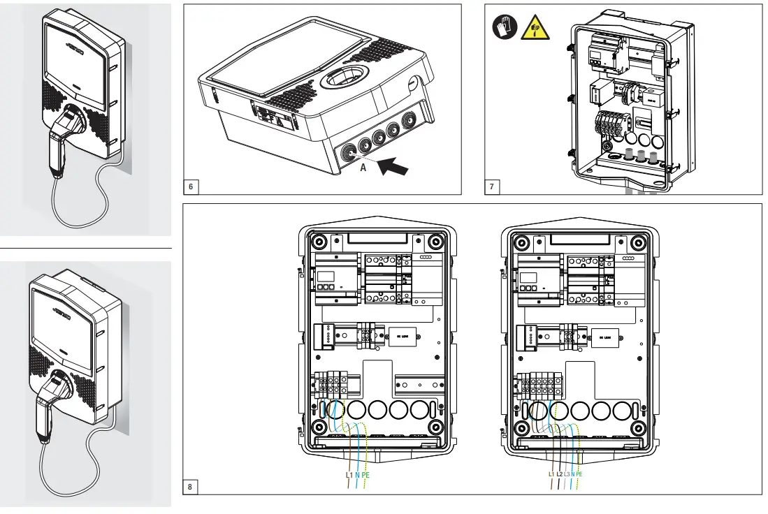 GEWISS GWJ3004A JOINON Range Electric Vehicle Charging Wallbox I CON - Figure 8