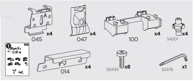 THULE-186140-Flush-Rail-Edge-Instruction-Manual-fig-1