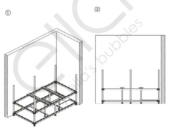 ella Tramo 59 Acrylic Outward Swing Wheelchair Transfer 8