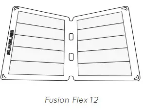SUNSLICE Fusion Flex 12 Portable Solar Panel - the box