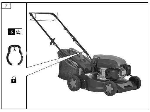Garten Meister ECO WHEELER GM 413.3 R Petrol Lawnmower 05