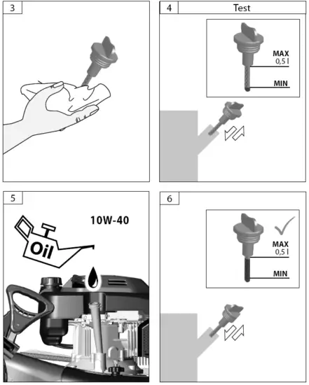 Garten Meister ECO WHEELER GM 413.3 R Petrol Lawnmower 07