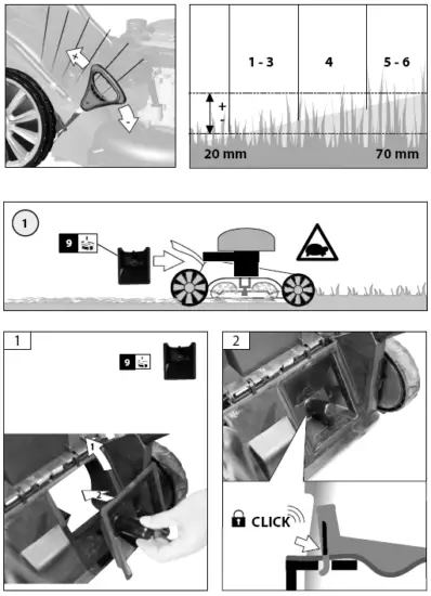 Garten Meister ECO WHEELER GM 413.3 R Petrol Lawnmower 09
