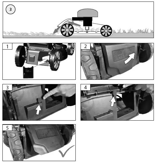 Garten Meister ECO WHEELER GM 413.3 R Petrol Lawnmower 11