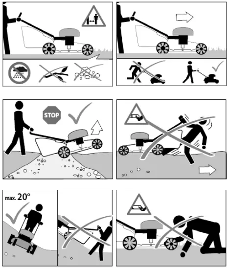 Garten Meister ECO WHEELER GM 413.3 R Petrol Lawnmower 12