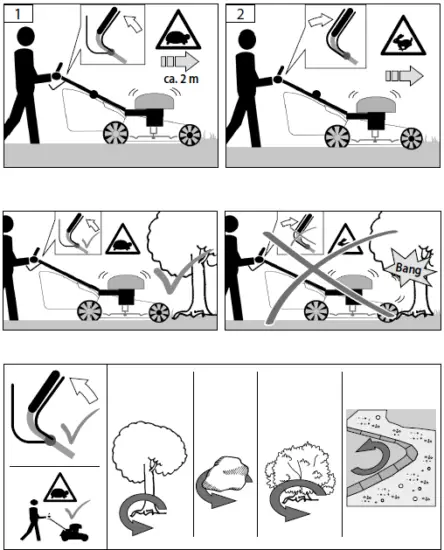 Garten Meister ECO WHEELER GM 413.3 R Petrol Lawnmower 13