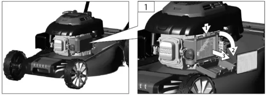 Garten Meister ECO WHEELER GM 413.3 R Petrol Lawnmower 17