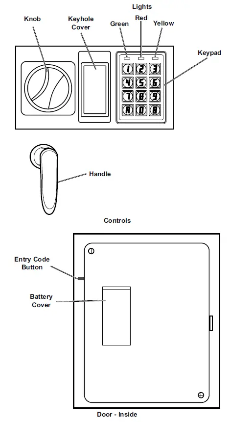 UNONU 64009 1.51 cu. ft. Electronic Lock Gun Floor-1