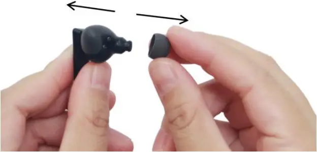 2A445FHW120W-1 - Remove ear domes