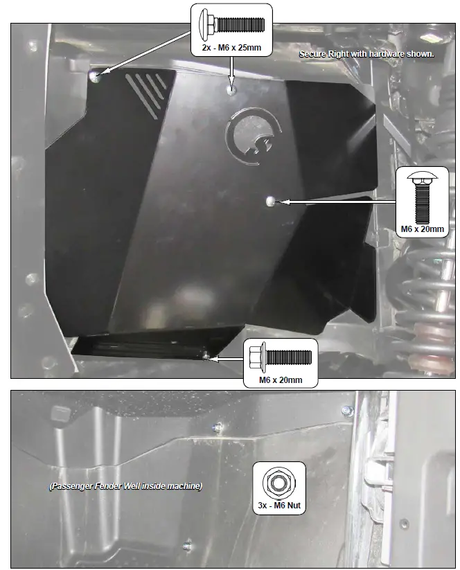 SUPERATV Yamaha Wolverine RMAX Fender Armor FIG (3)