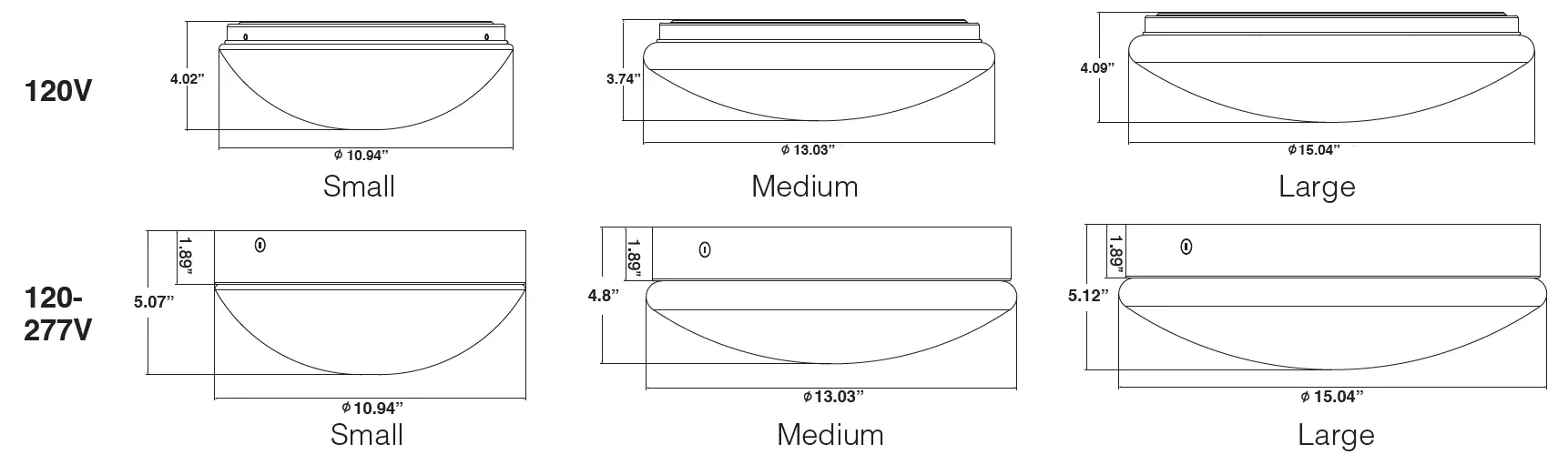 MaxLiTe ML2LASP Series LED Puff CCT Selectable fig 1