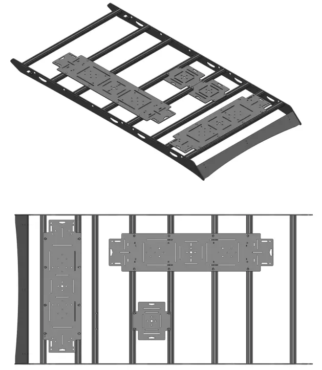 SHERPA Adapt Plates Mounting Panel for Rack - fig1