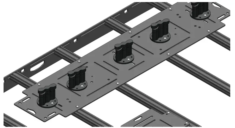 SHERPA Adapt Plates Mounting Panel for Rack - rotopax