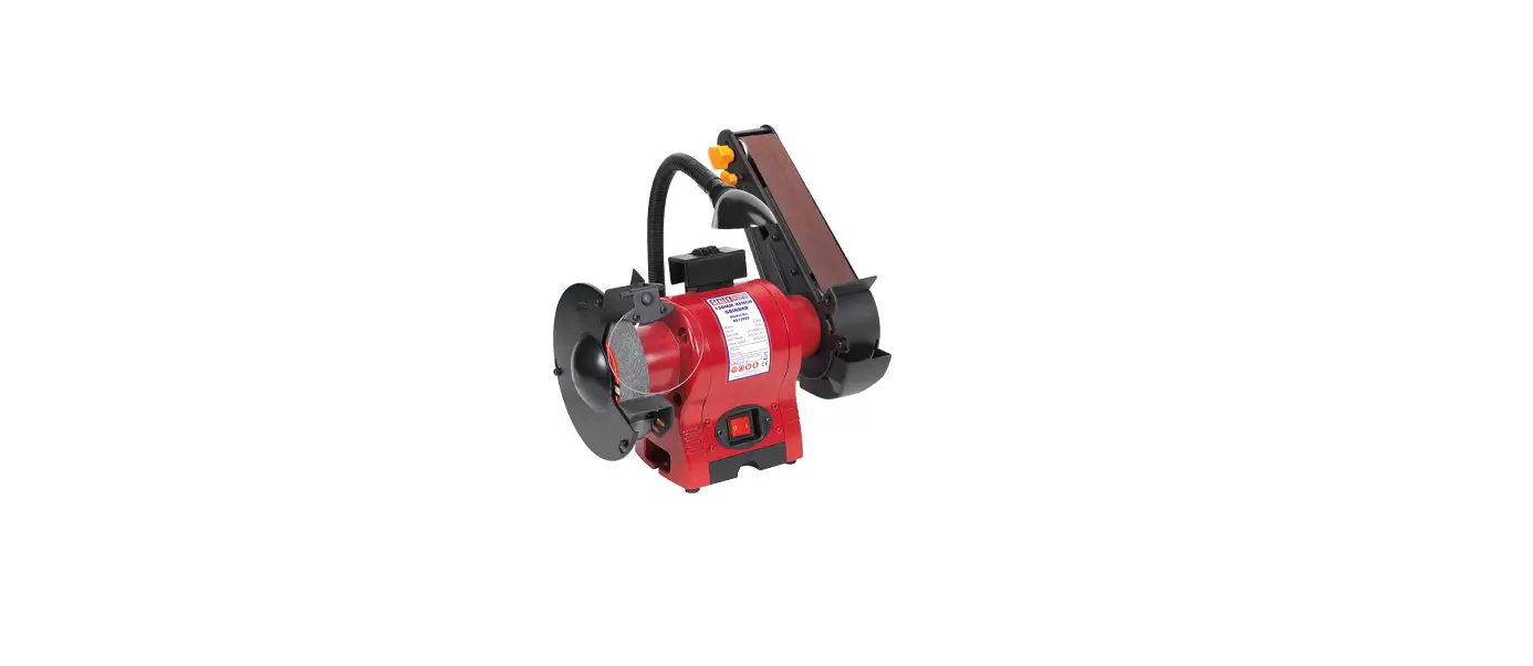 Sealey Bg150bs Ø150mm Bench Grinder With 50mm Belt Sander And Work Light 250w Instruction Manual