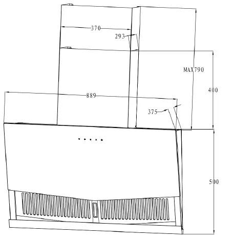 LIVINOX-LCH-STONE-90BL-Cooker-Hood-FIG-1