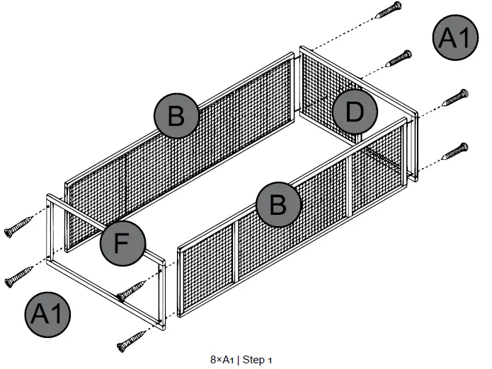 Fudajo 60273 XXL Rabbit Hutch-3