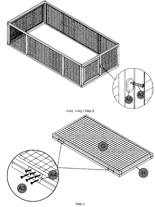 Fudajo 60273 XXL Rabbit Hutch-6